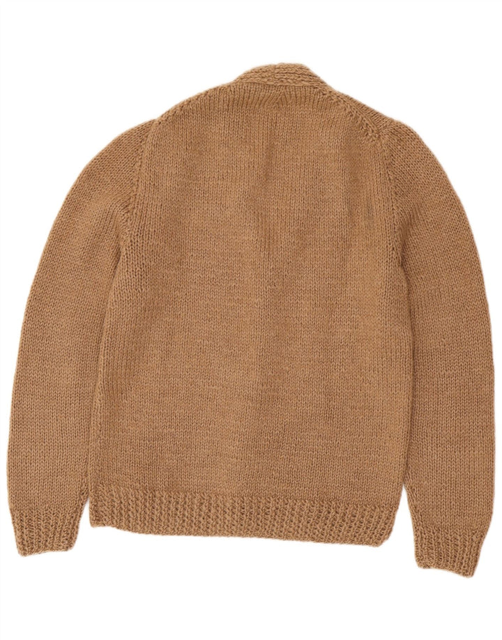 Vintage herre cardigan sweater XS Brun