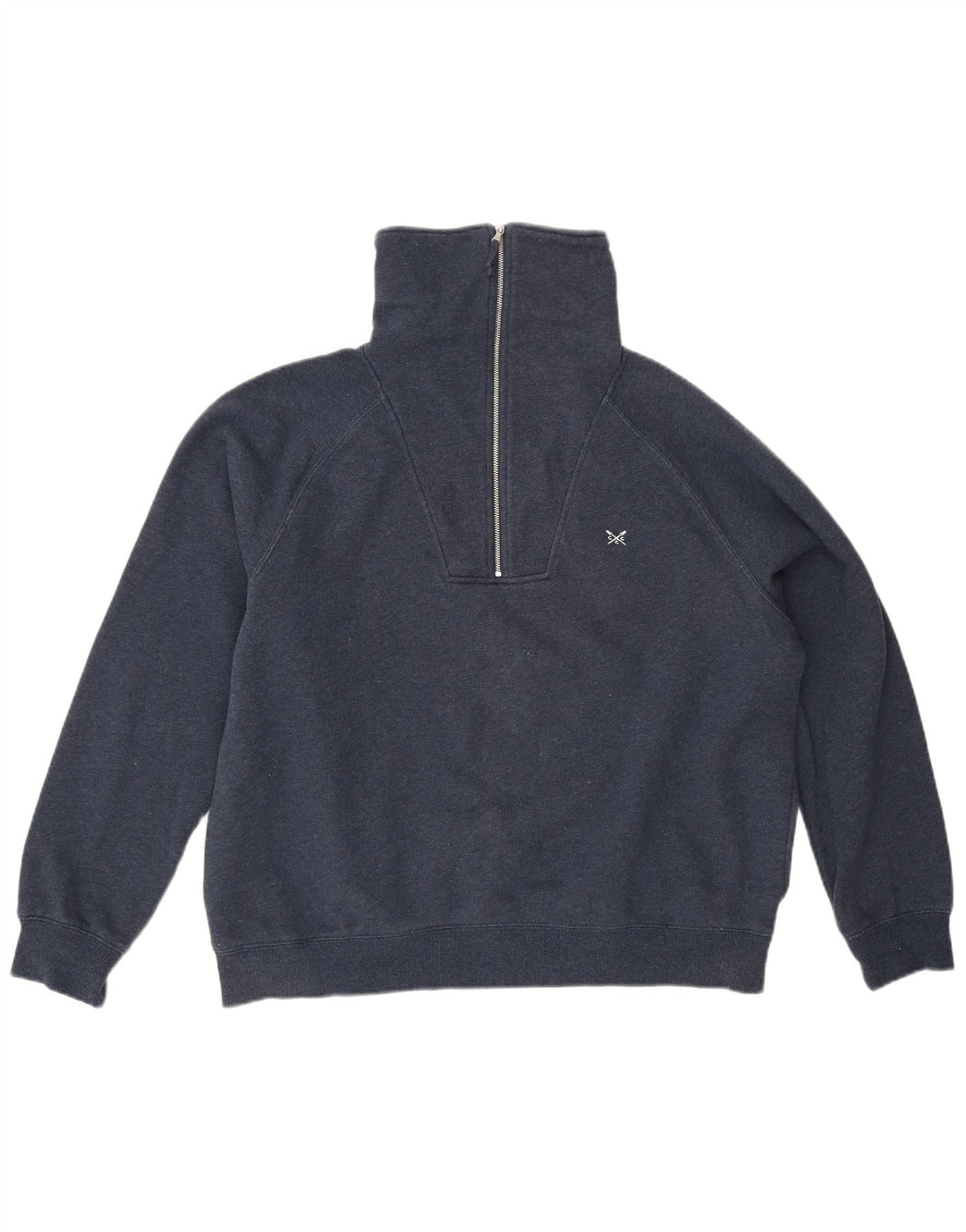 Crew Clothing Dame Oversized Sweatshirt Jumper UK 14 Large Navy Blue