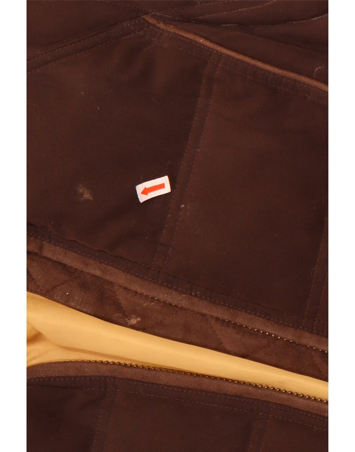 Musto Womens Polstret Gilet UK 16 Large Brown Polyester