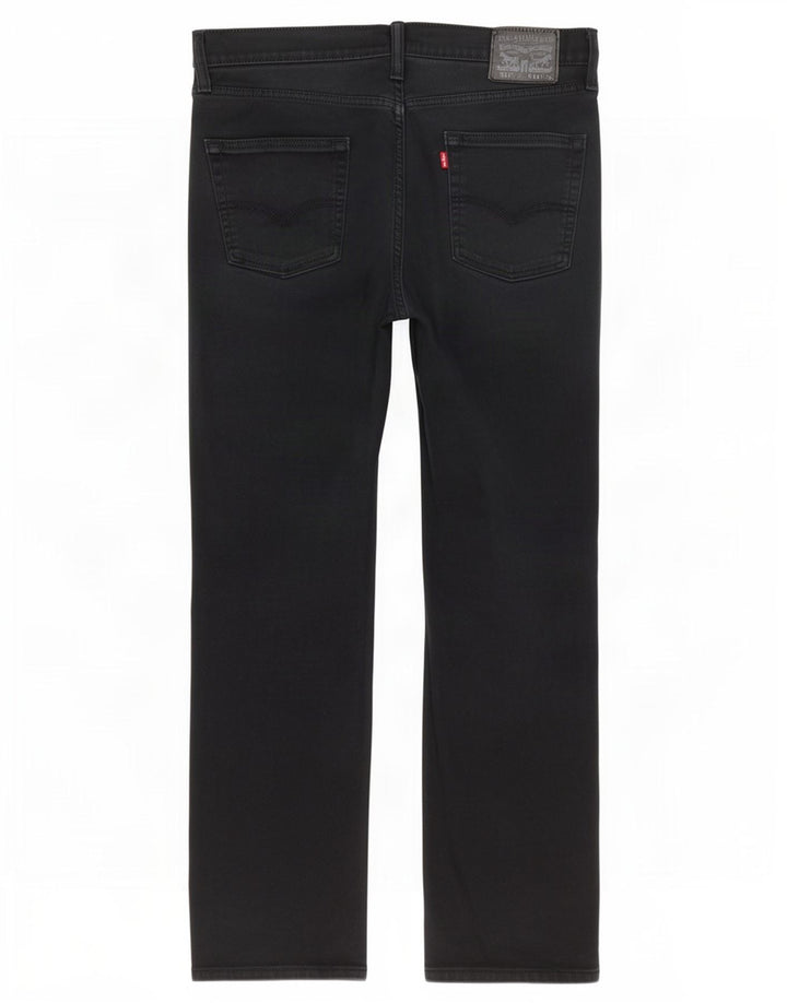 Levi's Herre 514 Straight Jeans W34 L34 Sort Bomuld