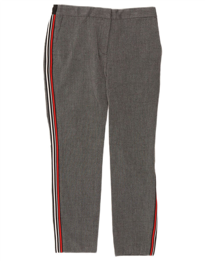 Zara Womens Cropped Trousers Medium W28 L25 Grå Polyester