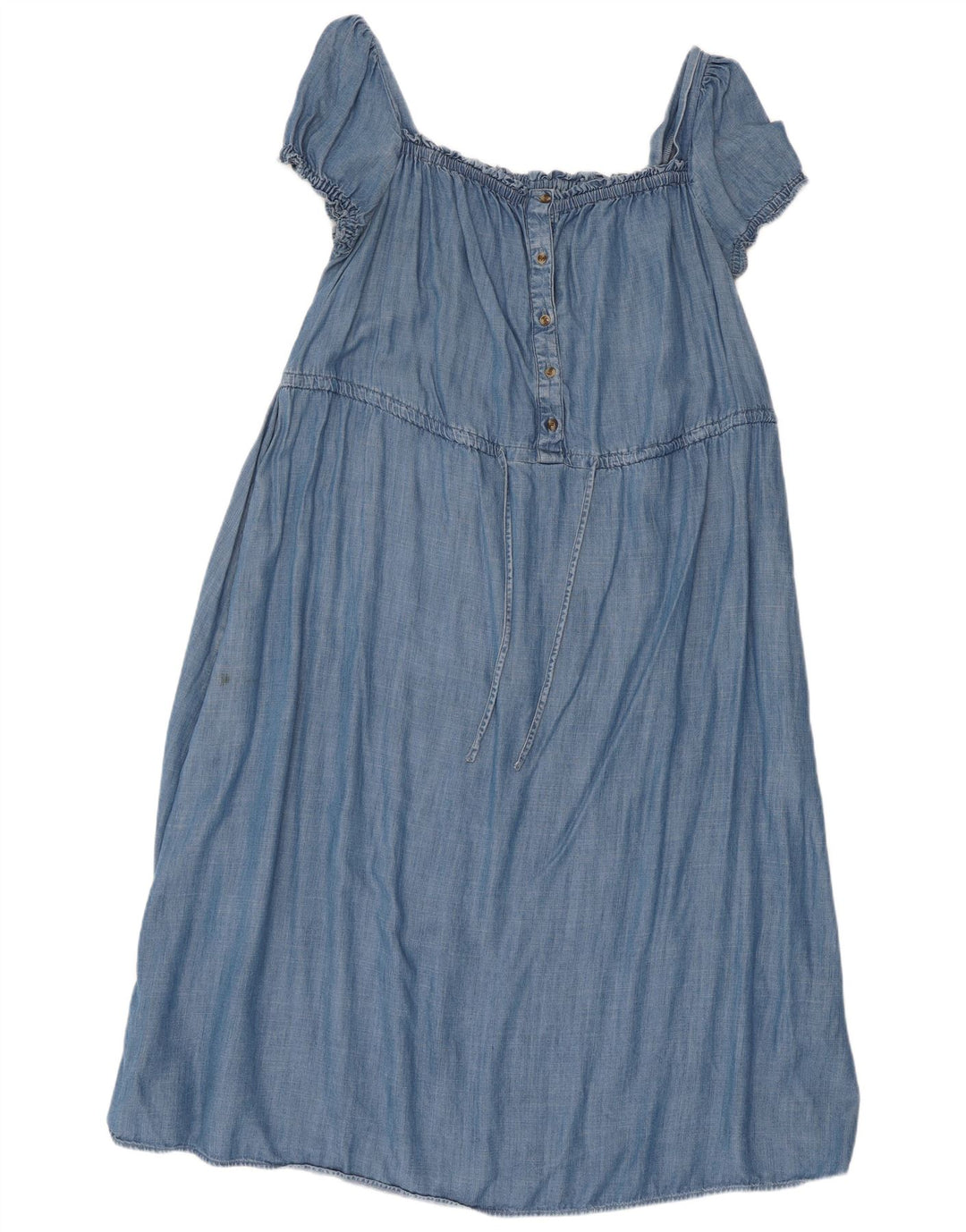 Marks & Spencer Dame Maxi Dress UK 16 Large Blue Lyocell