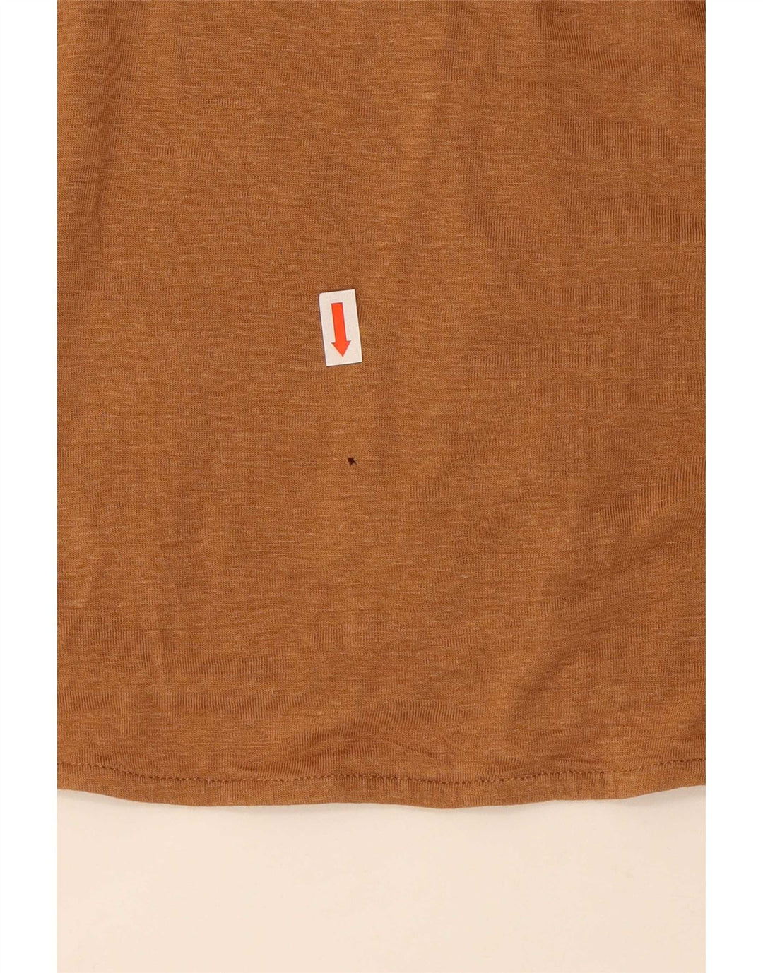 Benetton Womens Oversized Off Shoulder Top UK 14 Medium Beige Viscose