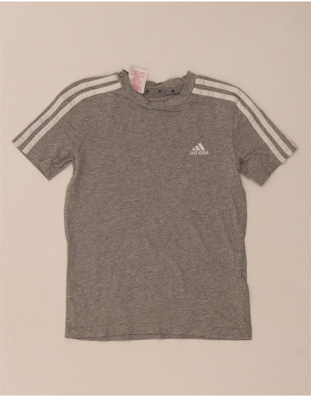 Adidas drenge grafisk t-shirt top 7-8 år grå bomuld