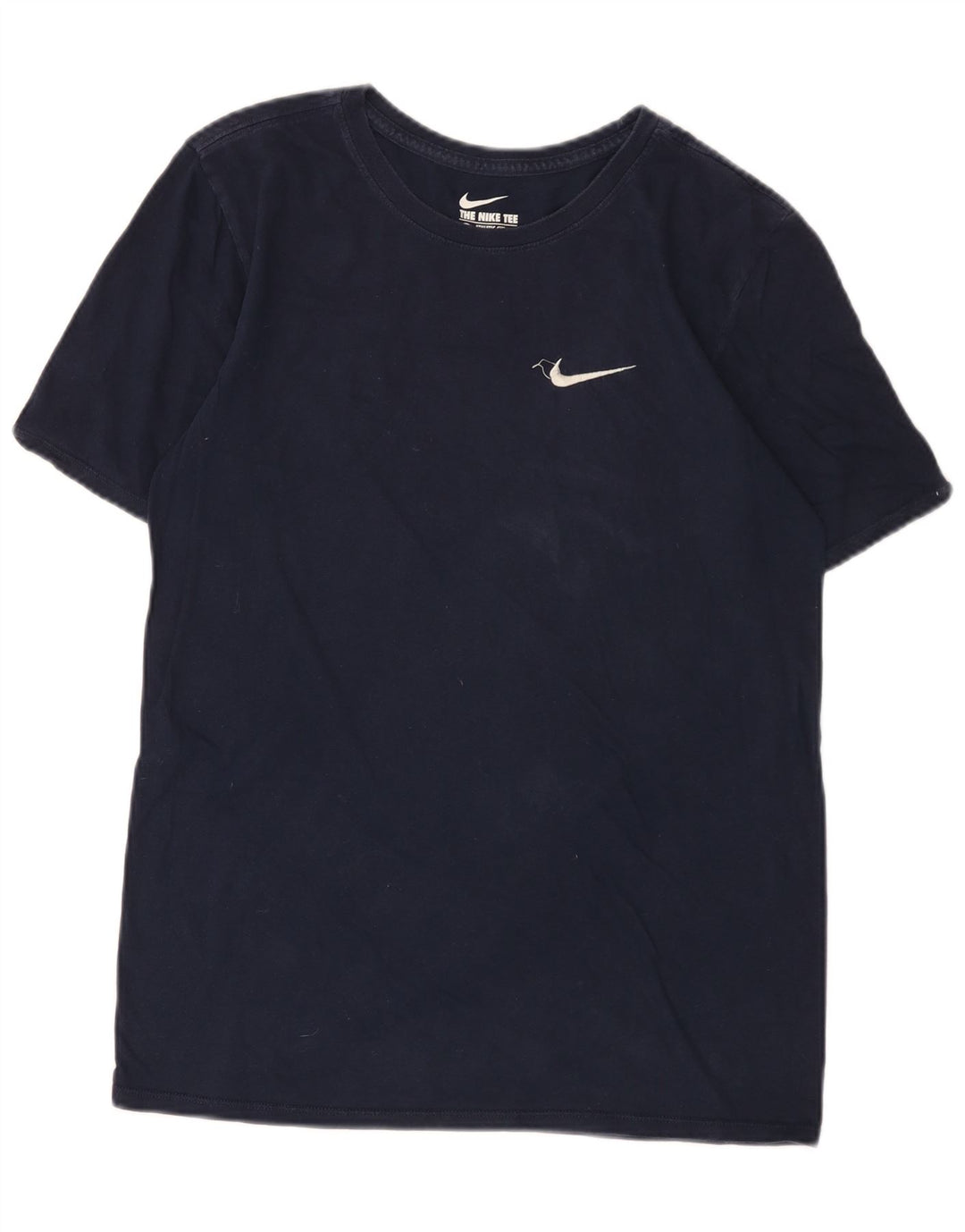 Nike T-shirt med atletisk snit til mænd, lille marineblå bomuld