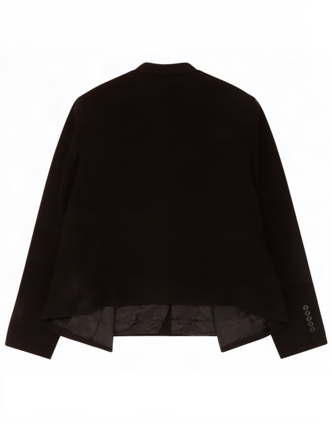 Topshop Womens Petite Crop Open Blazer Jacket UK 8 Small Black