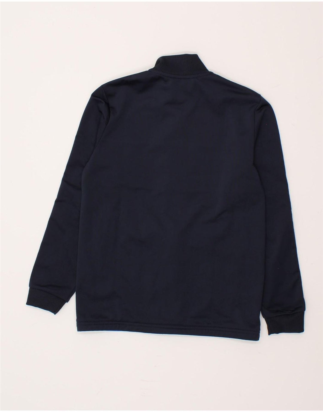 ADIDAS Boys Tracksuit Top Jacket 11-12 Years Navy Blue Colourblock Vintage Adidas and Second-Hand Adidas from Messina Hembry 