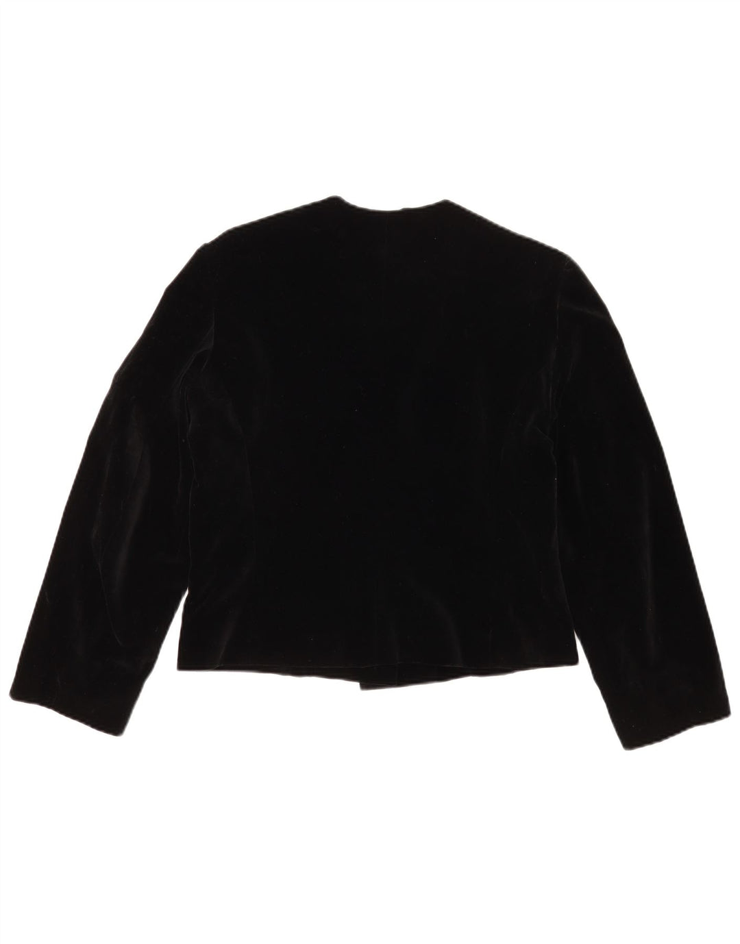 Vintage dame 3-knaps blazerjakke IT 44 Medium Sort bomuld