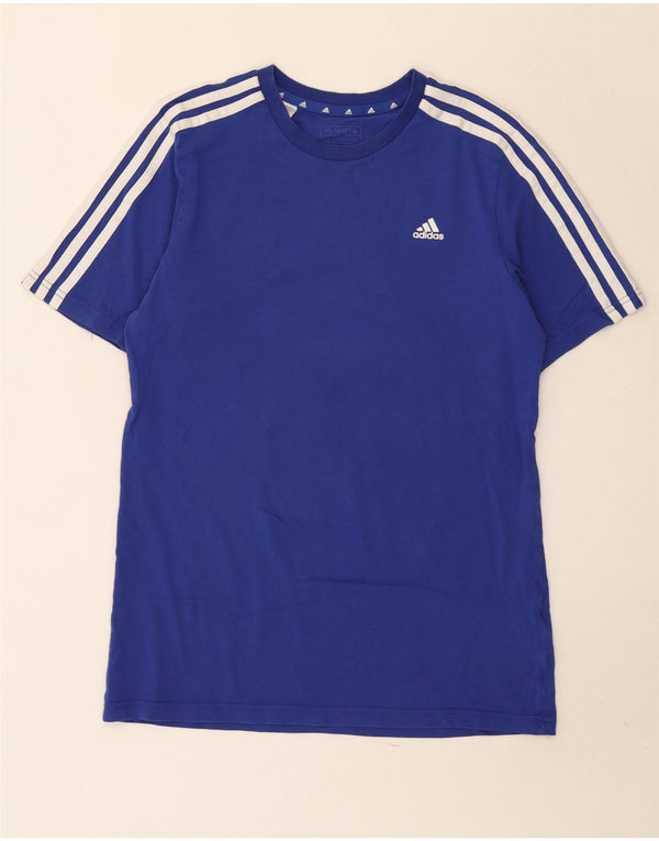 Adidas drenge T-shirt top 15-16 år blå bomuld