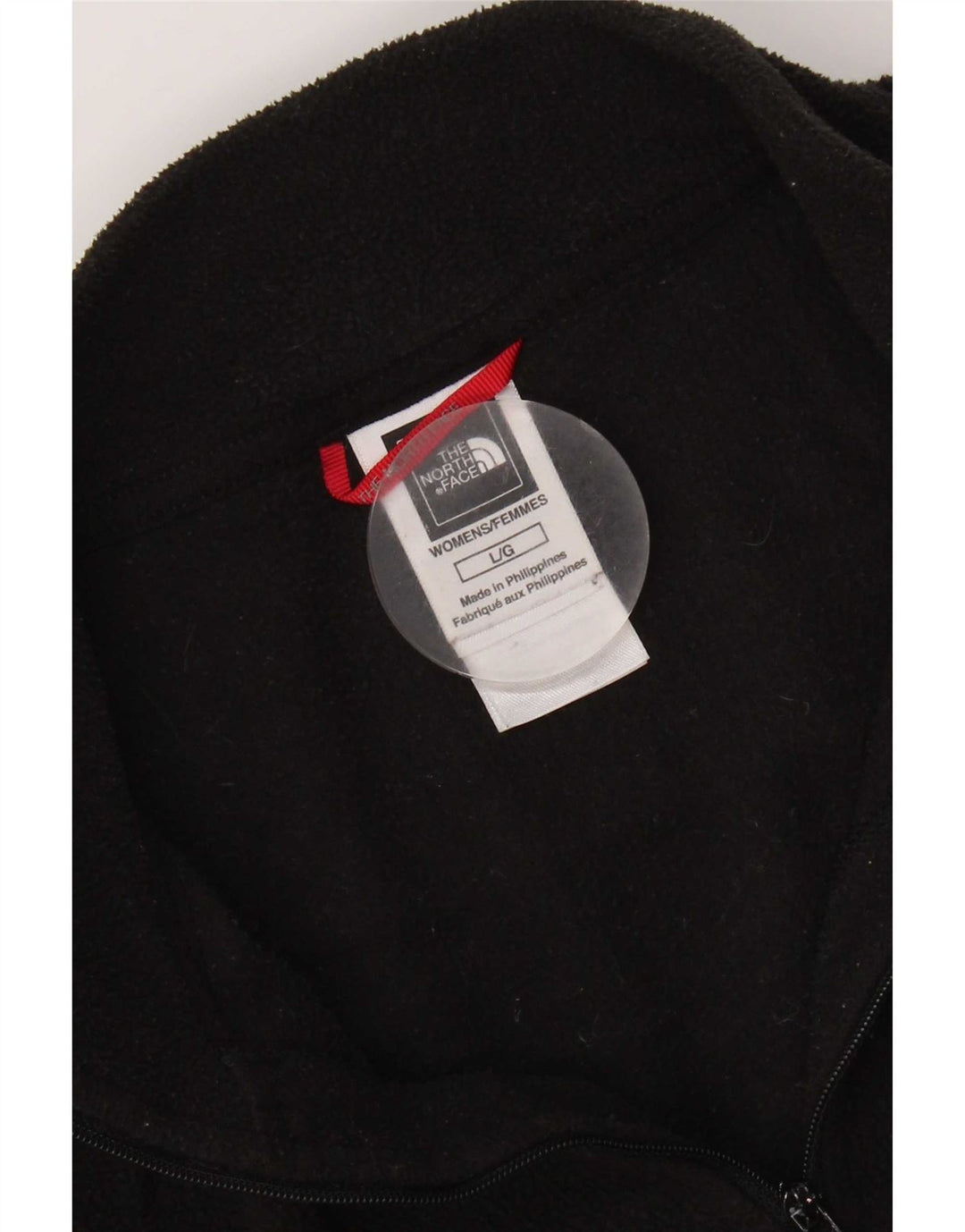 The North Face Dame Fleece Jumper med lynlås DK 16 Stor sort polyester