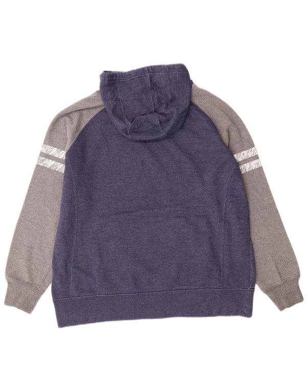 NFL Dame Seattle Seahawks Hoodie Jumper UK 18 XL Navy Blue Colourblock