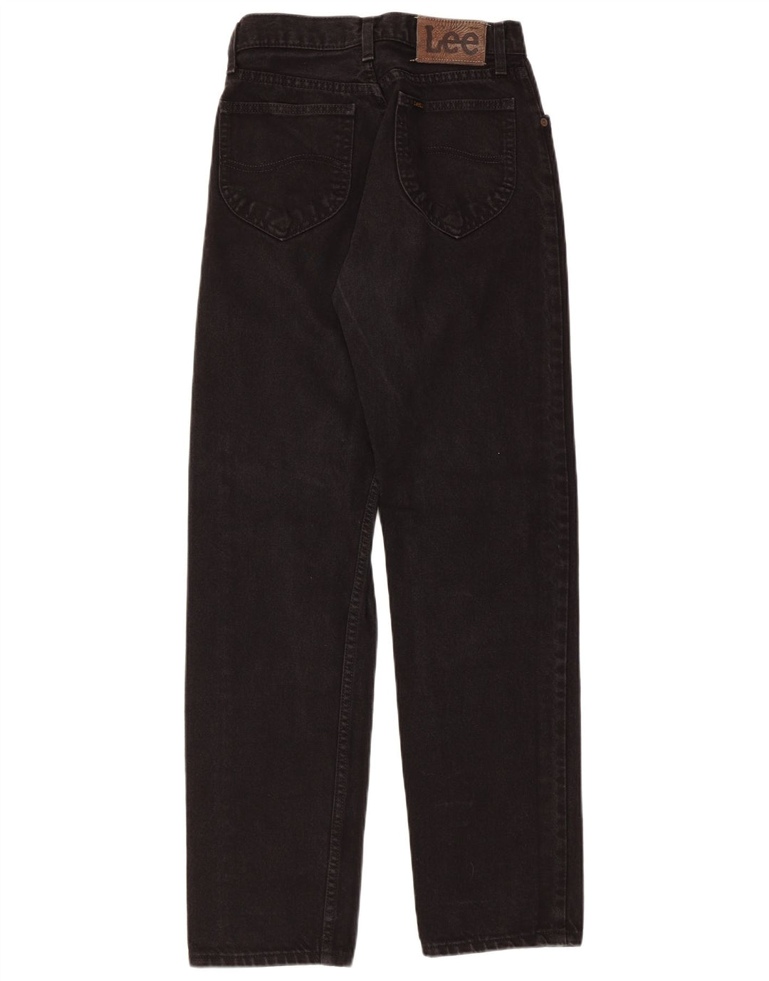 LEE Straight Jeans til kvinder W36 L30 Sort Bomuld