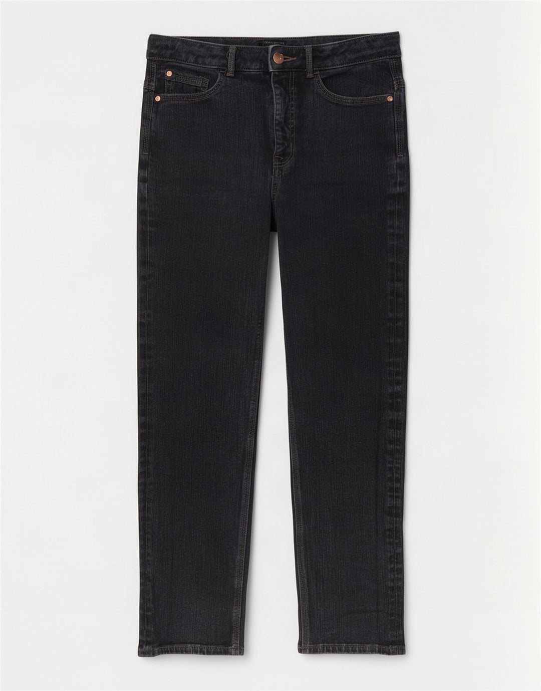 Marks & Spencer Dame Slim Jeans UK 12 Medium W28 L28 Grå Bomuld