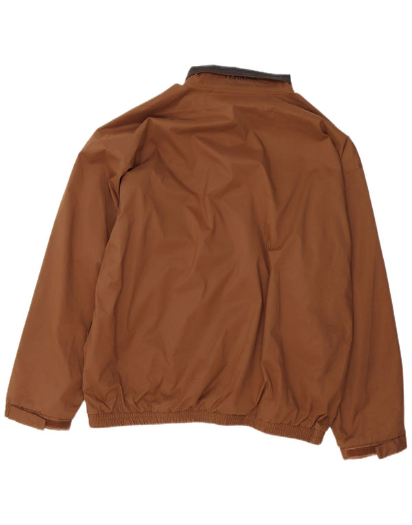 Tehama Herre Pullover Regnjakke UK 42 XL Brun Polyester