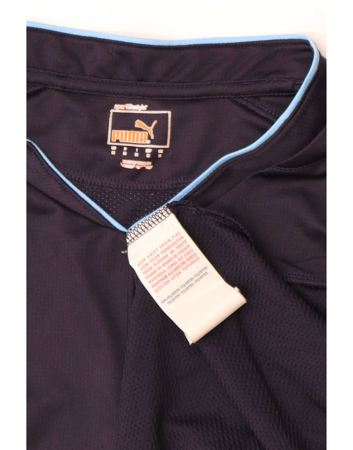 Puma herre T-shirt top mellem marineblå polyester