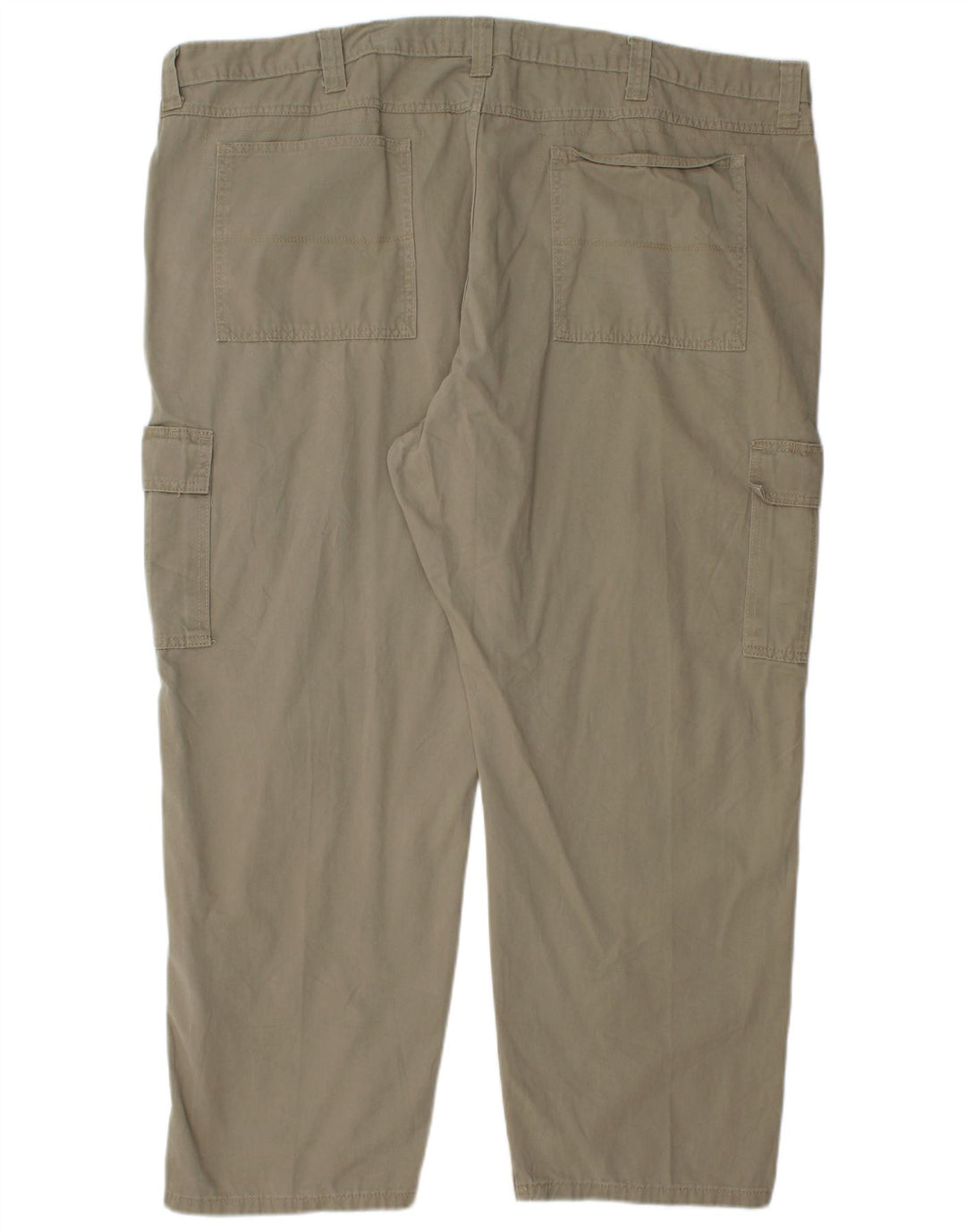 WRANGLER Herre Autentiske Straight Cargo Bukser W48 L30 Khaki Bomuld