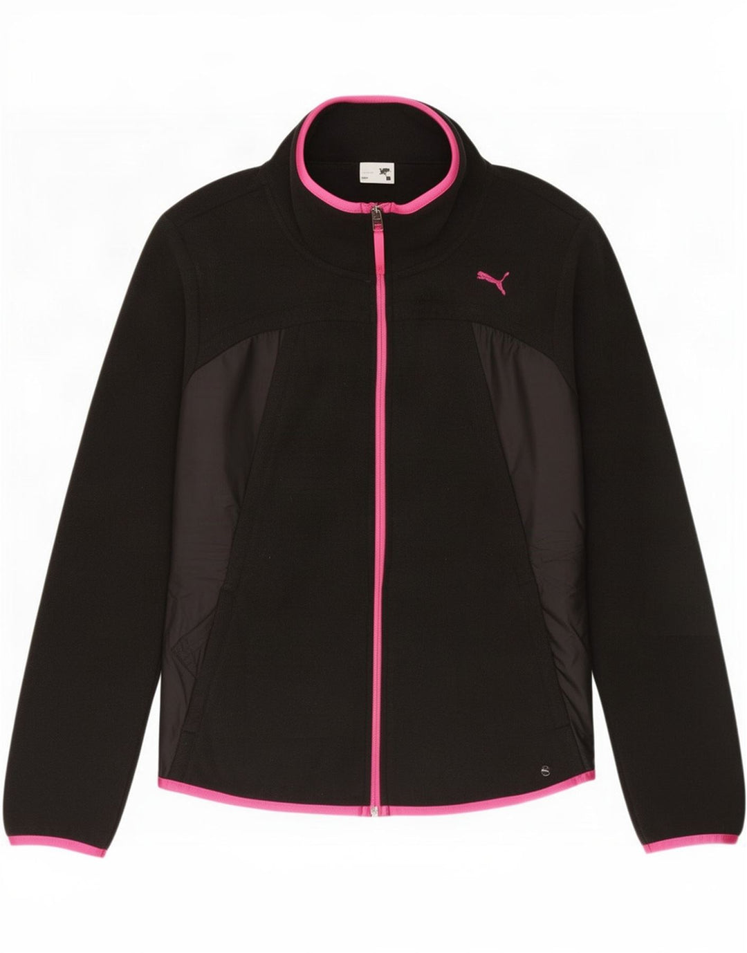 Puma Fleecejakke til kvinder UK 12 Medium Sort Polyester