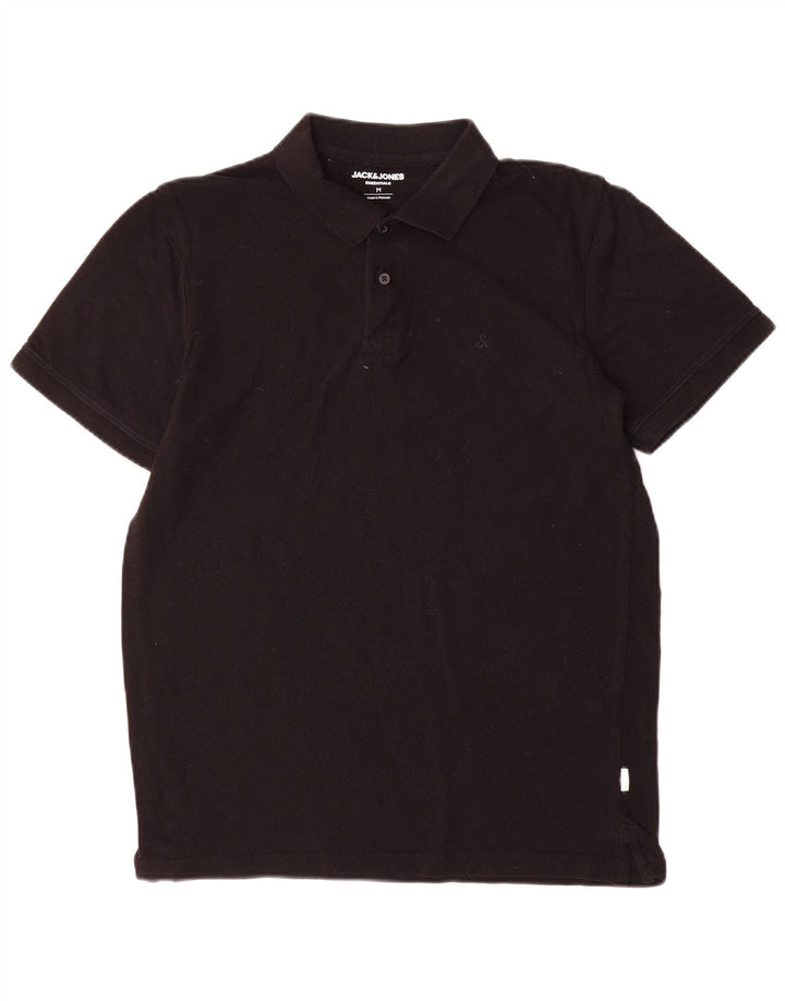 Jack & Jones herre poloshirt Medium sort bomuld