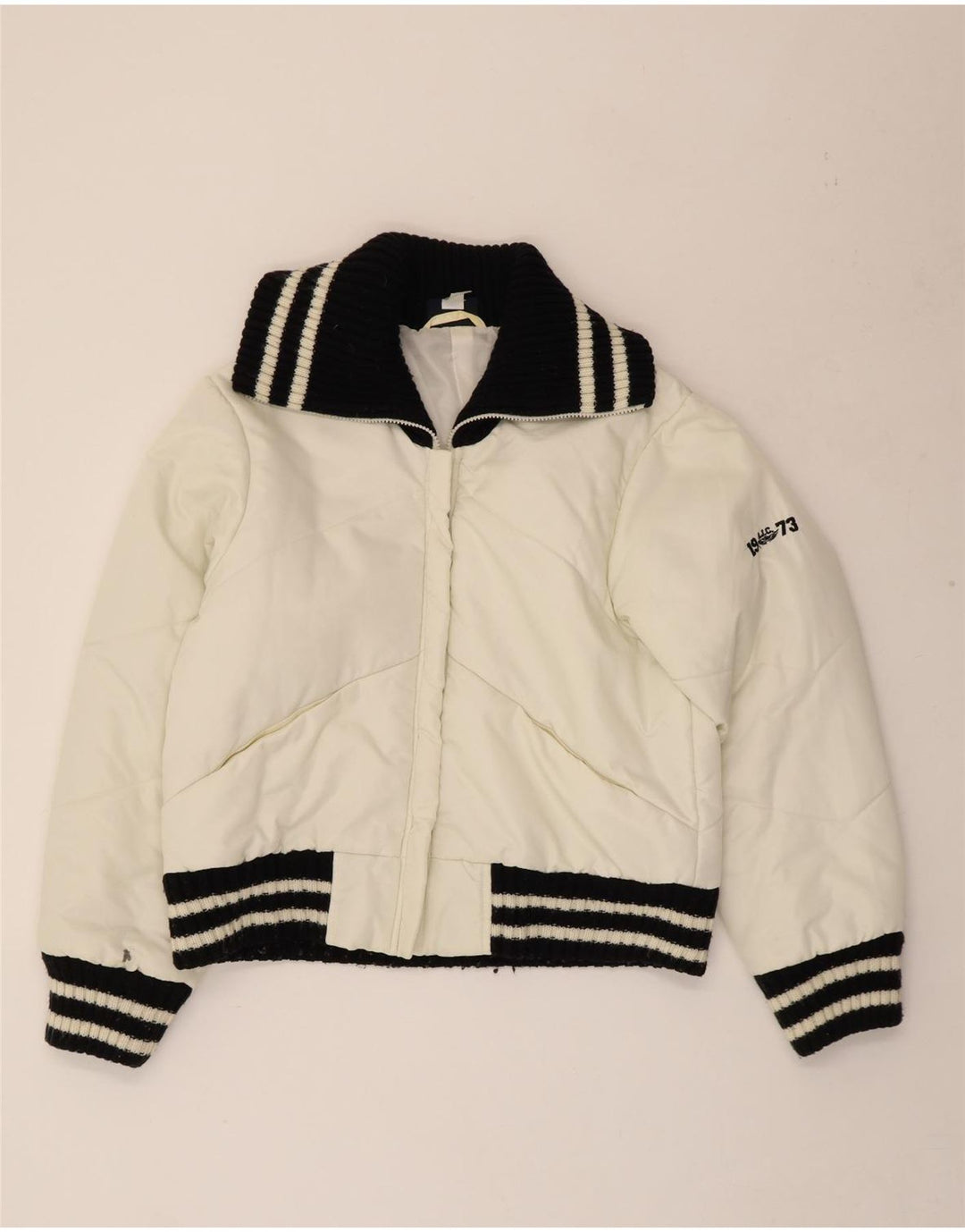 ARIZONA polstret jakke til kvinder UK 14 Large Off White Colourblock Polyamid