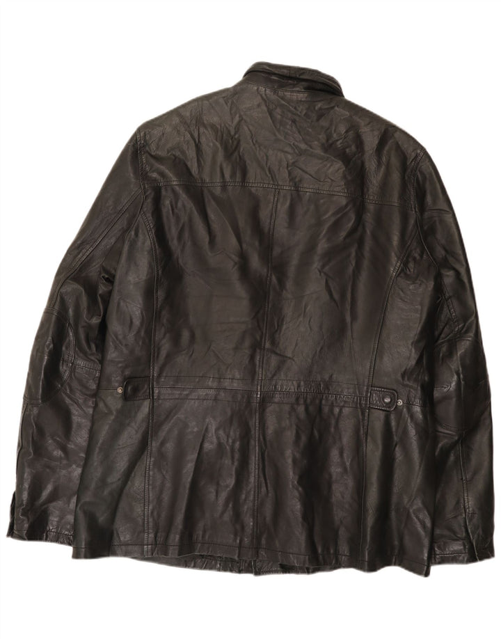 Vintage herre læderjakke UK 42 XL Sort