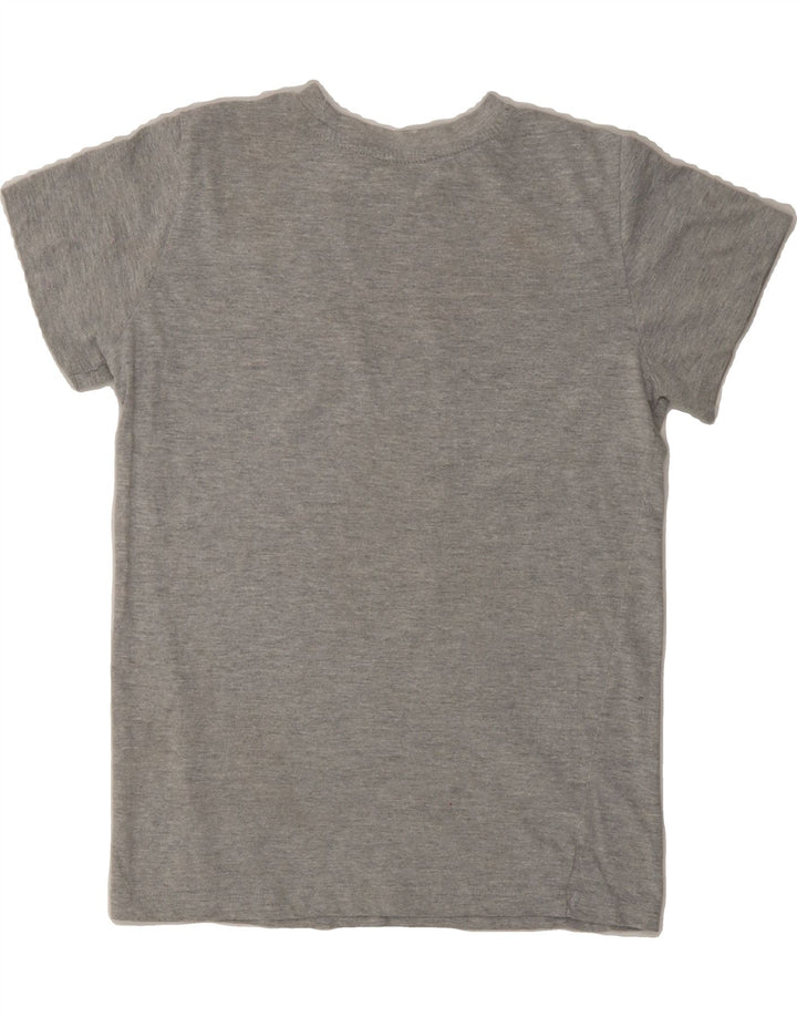 REEBOK Boys Graphic T-Shirt Top 14-15 Years Grey Cotton Vintage Reebok and Second-Hand Reebok from Messina Hembry 