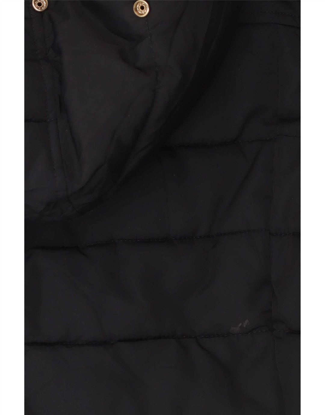 Topshop Dame Hættejakke UK 8 Small Black Polyester