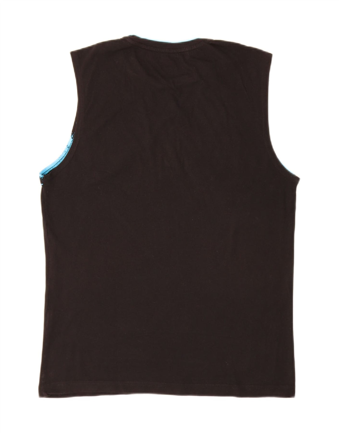 Lotto Herre Grafisk Vest Top Medium Sort Bomuld