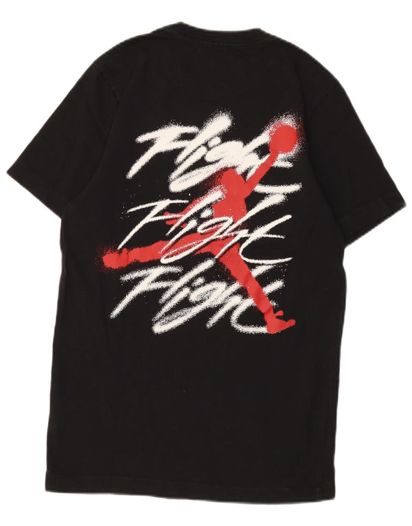 Jordan Herre grafisk T-shirt Top XS Sort bomuld
