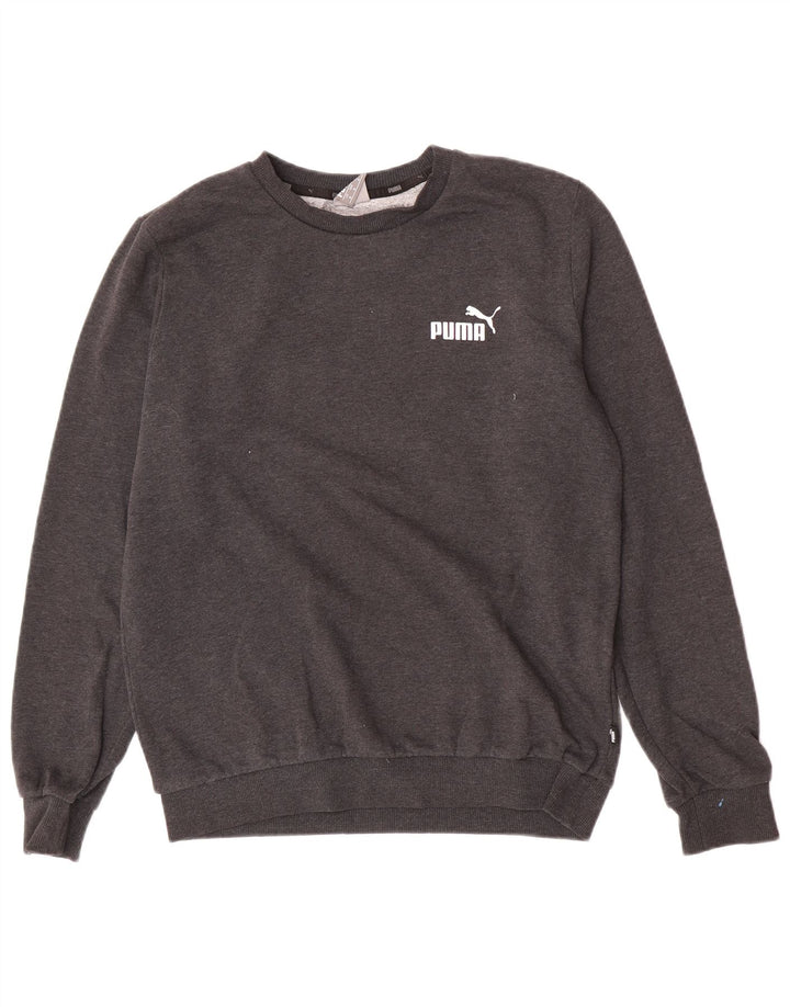 Puma Herre sweatshirt Jumper Medium Grå Bomuld