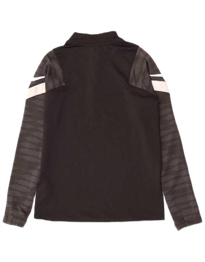 Nike Boys Zip Neck Regular Tracksuit Top 10-11 år Medium Black Sports