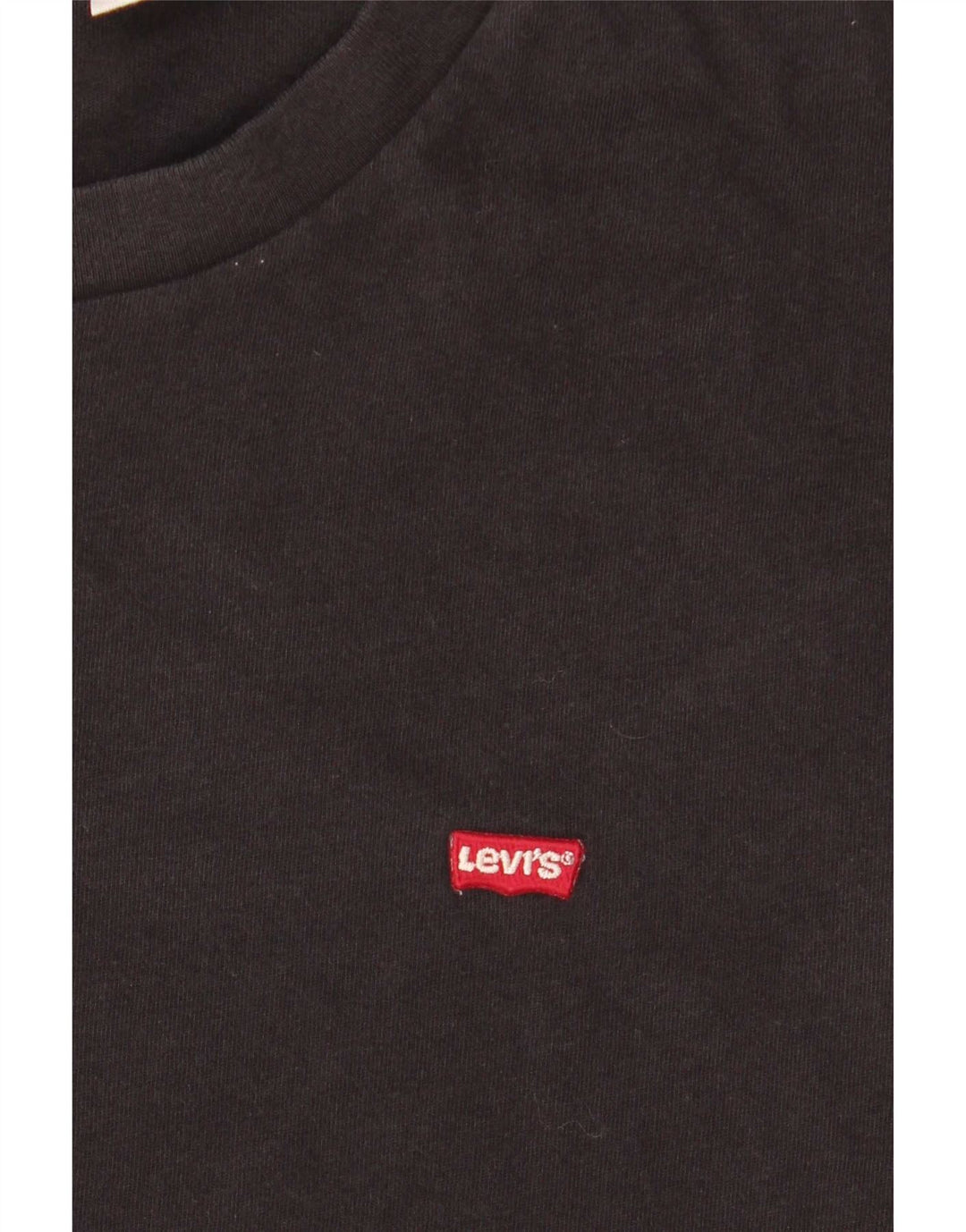 Levi's Herre T-Shirt Top 2XL Sort Bomuld