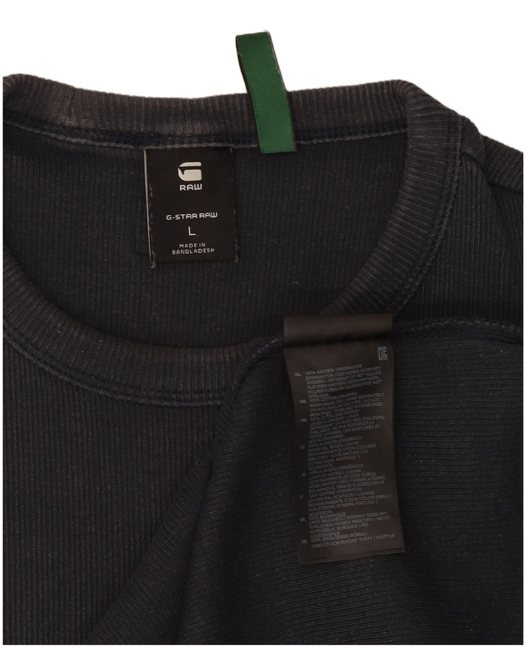 G-Star Herre T-Shirt Top Stor Sort Bomuld