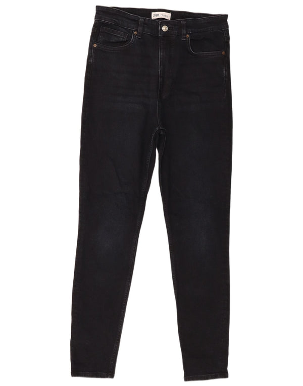 ZARA Dame Skinny Jeans EU 42 Large W32 L28 Navy Blue