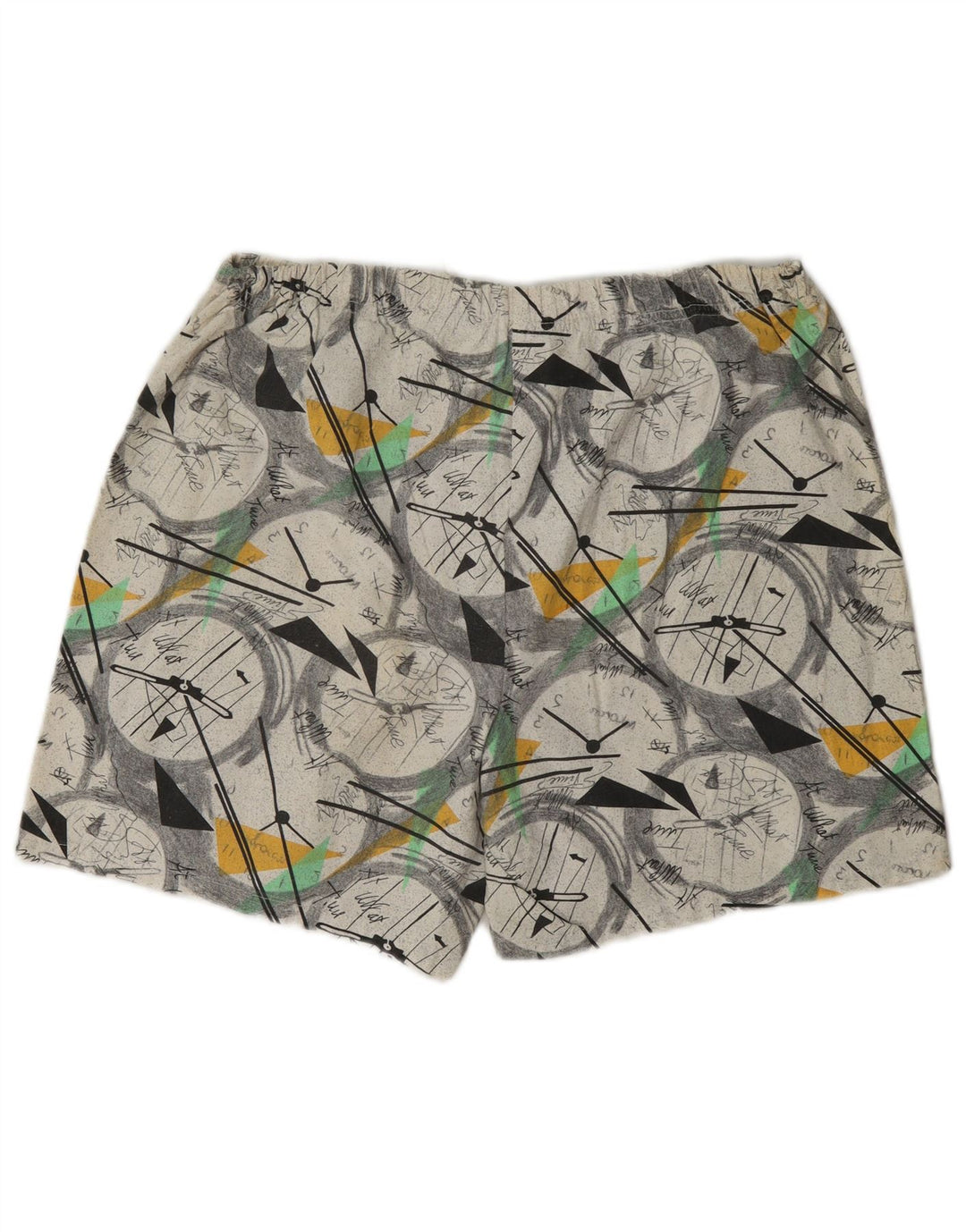 Vintage herre sportsshorts store flerfarvede geometriske