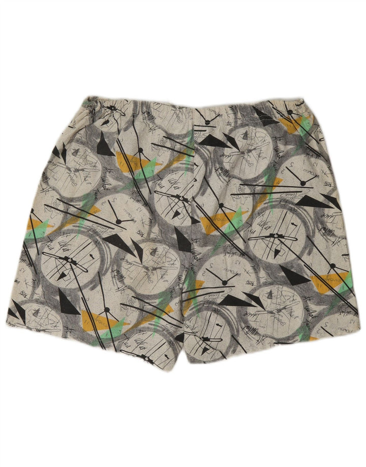 Vintage herre sportsshorts store flerfarvede geometriske