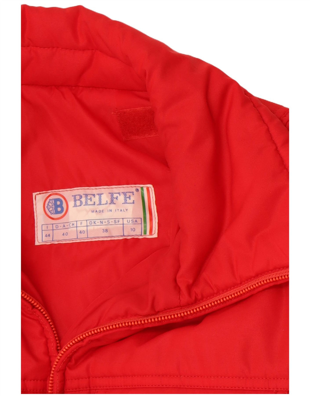 Belfe Womens Utility Jacket IT 44 Medium Rød
