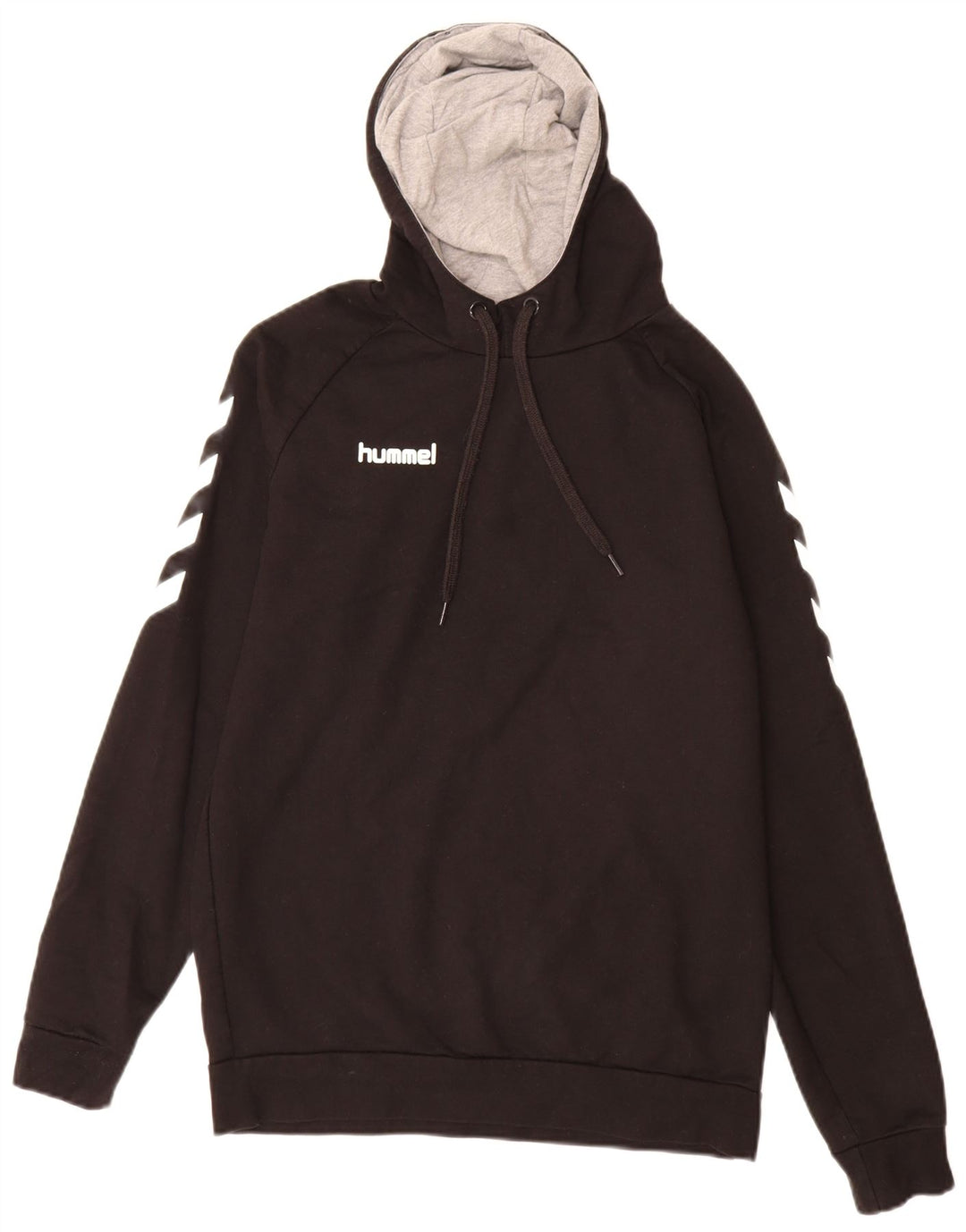 Hummel Herre grafisk hættetrøje Jumper Medium Sort bomuld