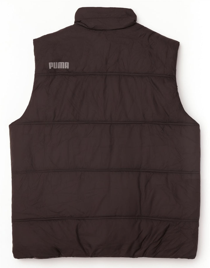 Puma Herre grafisk polstret Gilet UK 42 XL sort polyester