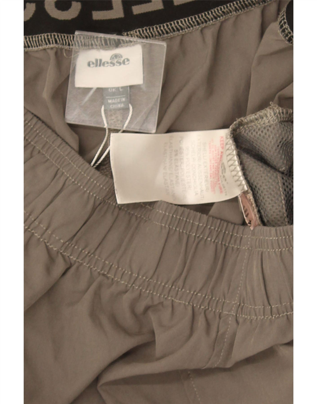 Ellesse Herre grafiske sportsshorts store grå polyester