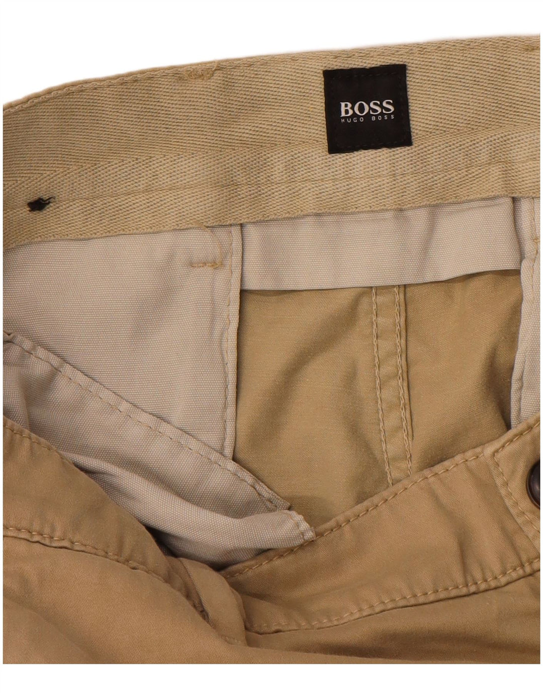 Hugo Boss Herre Slim Chino Bukser W36 L32 Beige