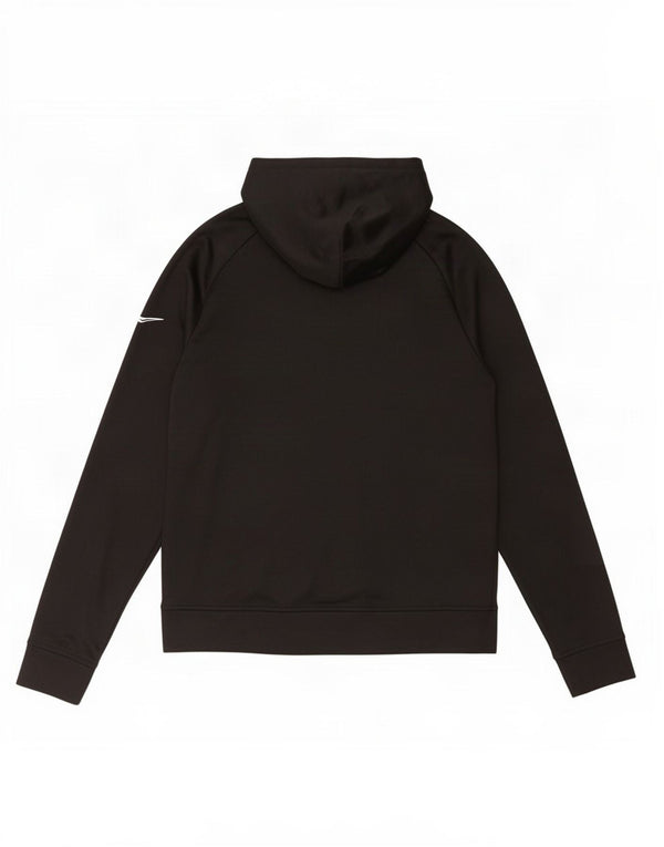 Nike drenge grafisk hættetrøje 13-14 år XL sort polyester