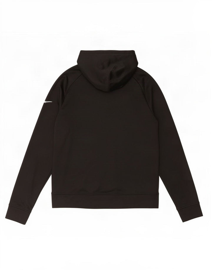 Nike drenge grafisk hættetrøje 13-14 år XL sort polyester