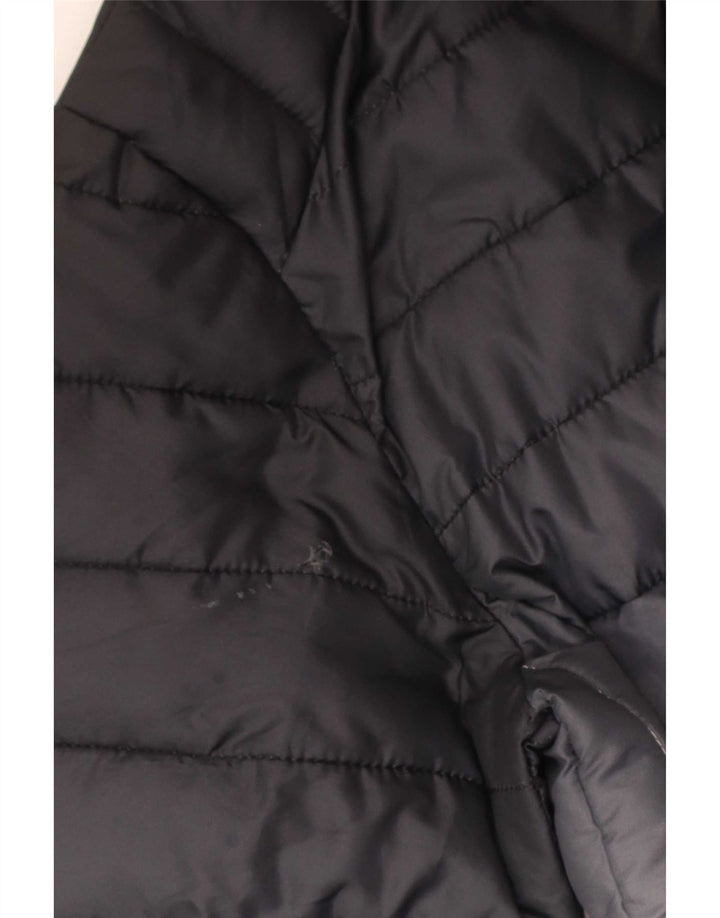 Ellesse Dame Hætte Polstret Jakke UK 14 Medium Navy Blue Colourblock