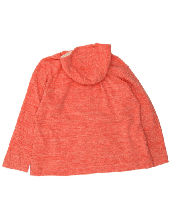 Mountain Warehouse Dame Hætte Fleecejakke UK 20 2XL Rød Polyester