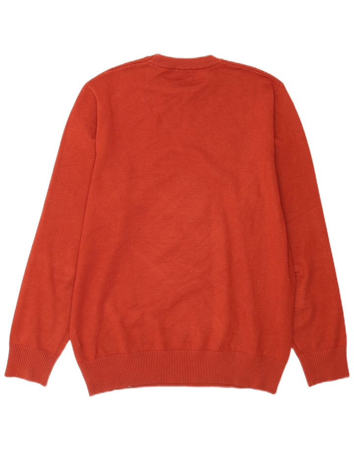 Rifle Herre Crew Neck Jumper Sweater XL Orange Viscose