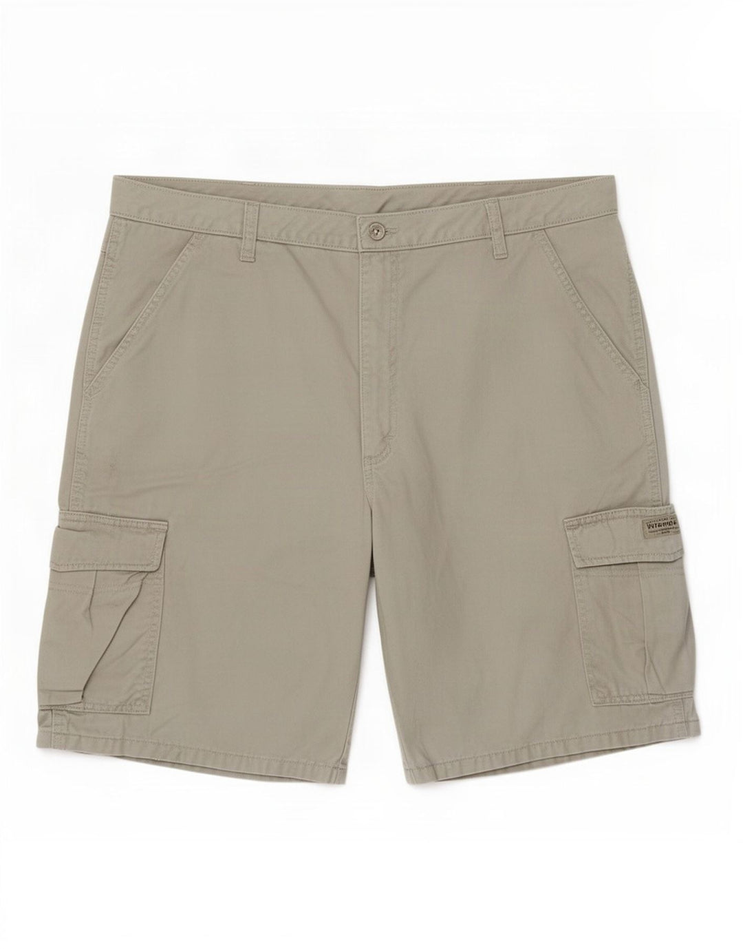 Wrangler Herre Cargo Shorts Large W36 Grå Bomuld
