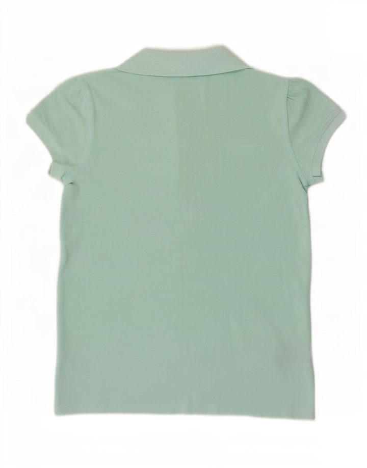 Ralph Lauren Dame Polo Shirt UK 12 Medium Turkis Bomuld