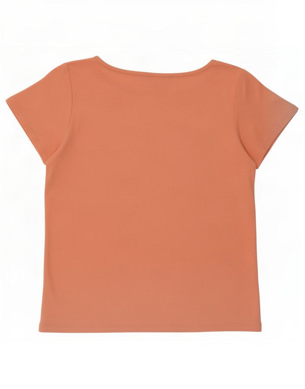 Crew Clothing Dame T-Shirt Top UK 8 Small Pink Bomuld