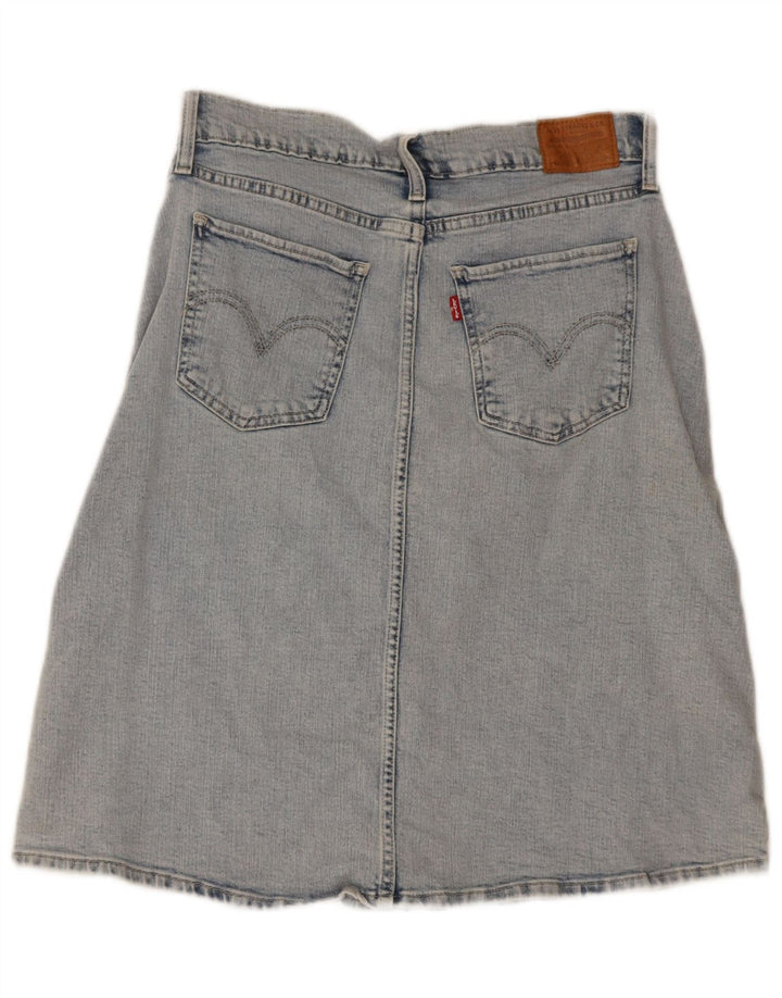 Levi's Dame-denimnederdel W28 Medium Blue Bomuld
