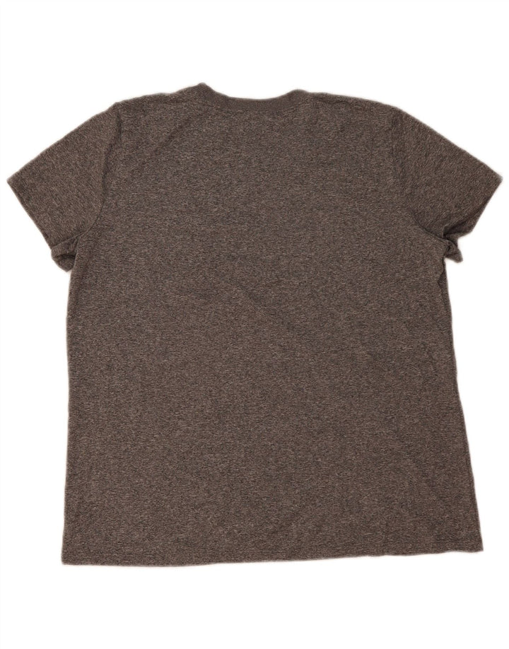 Nike Herre Dri Fit T-Shirt Top XL Grå Flecked